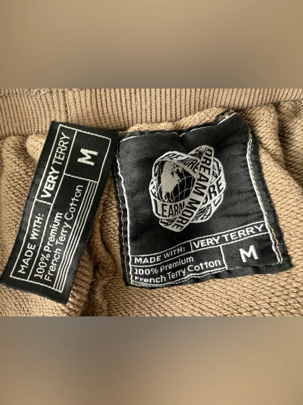 Alphalete Joggers Sweatpants Women's Medium Brown Very Terry French Terry Cotton - Picture 8 of 14